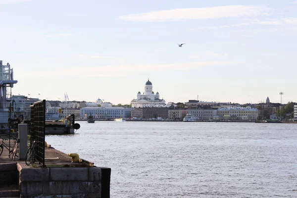 芬兰赫尔辛基 享有海湾 房屋和岛屿的景致 芬兰湾 — 图库照片