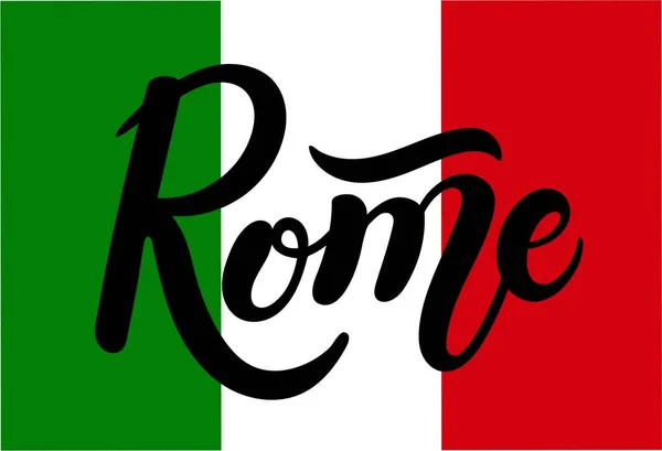 Ρώμη Ιταλία Χαραγμένα Γράμματα Απεικόνιση Διανυσματικών Φορέων — Διανυσματικό Αρχείο