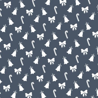 Kış kusursuz desen. Noel tasarımı. Noel / Yeni Yıl tebrik kartları, davetiye şablonları, posterler, afişler için en iyisi. Vektör illüstrasyonu