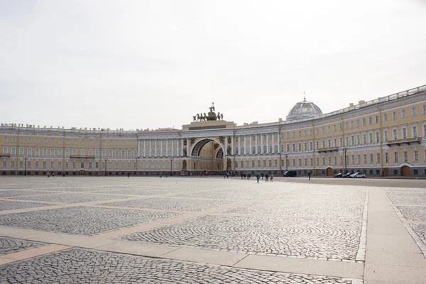 Vista Plaza Del Palacio San Petersburgo Rusia — Foto de Stock