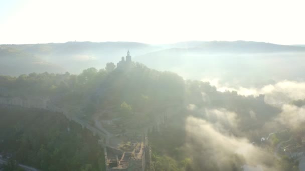 Veliko Tarnovo Városa Bulgária Top Kilátás Régi Házak Híres Cári — Stock videók