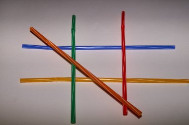 Plastik çöp, çöp farklı renklerde içme kullanmayı durdurma