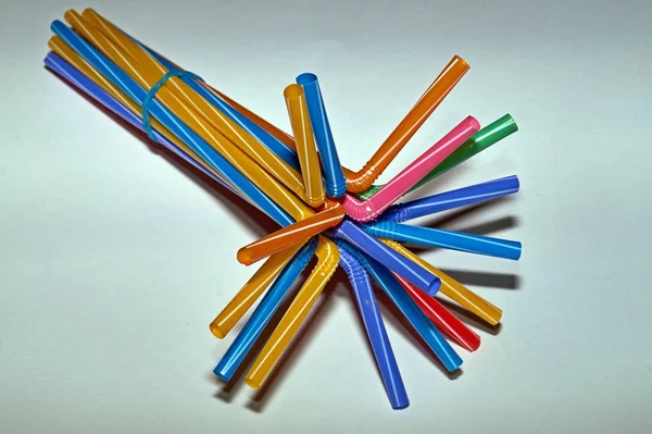 Stop using Plastic drinking straws, straws in different colors