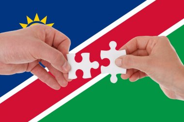 Namibya Bayrağı , gençlerin çok kültürlü bir grubun intergration