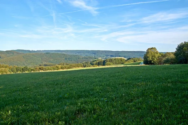 Sommerlandschaft in der Eifel gedreht. — Stockfoto