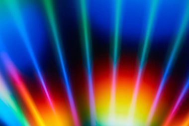 soyut gökkuşağı renkli ışıklar CD 'ye kaydedildi