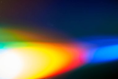 soyut gökkuşağı renkli ışıklar CD 'ye kaydedildi