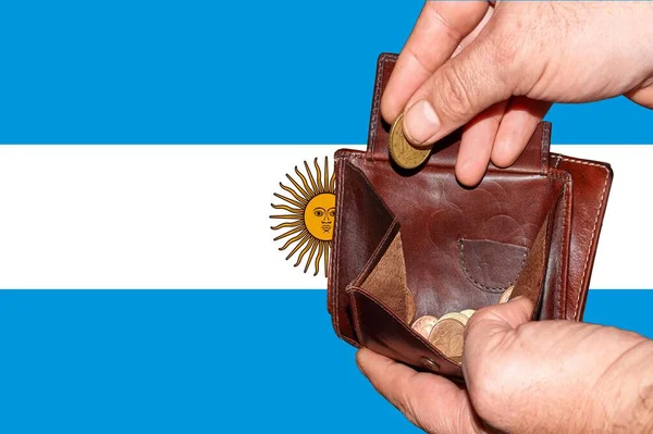 Leere Brieftasche Zeigt Die Globale Finanzkrise Die Durch Das Coronavirus — Stockfoto