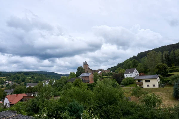 Bertradaburg Almanya Nın Rhineland Palatinate Eyaletinde Yer Alan Vulkaneifel Ilindeki — Stok fotoğraf