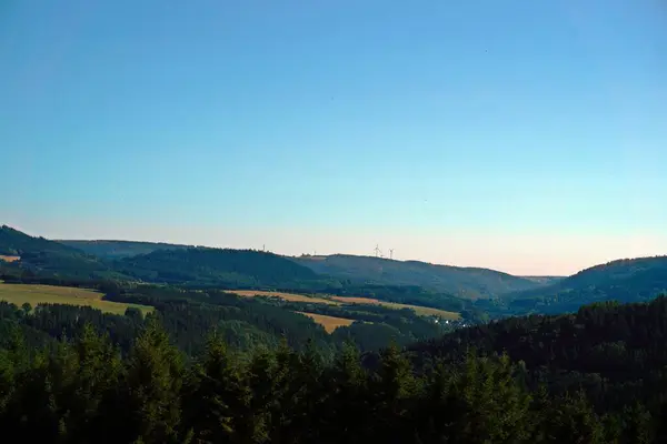 Autumn Landscape Colorful Trees Daun Eifel — Stock Photo, Image