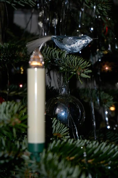 Composición Navidad Con Bola Navidad Decoración — Foto de Stock