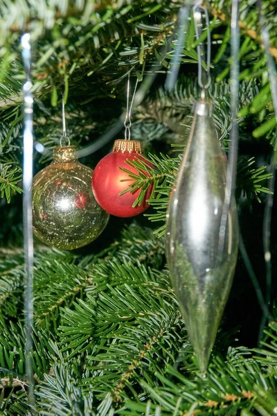 Christmas Composition Christmas Ball Decoration — Stock Photo, Image