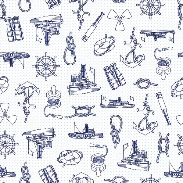 Gemi desen illüstrasyon, eski bir gemi görüntü gösterimi bu sorunsuz bir şekilde kendini tekrarlar