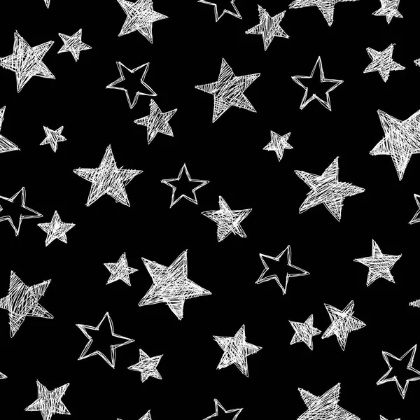 流星图案倒塌 我做了一个扭曲的明星的模式 — 图库矢量图片