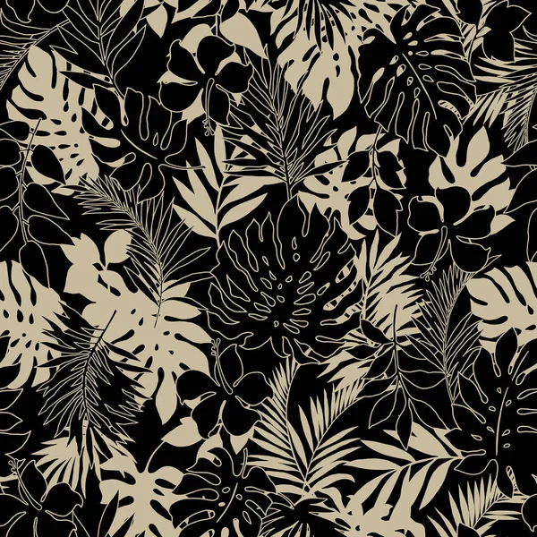 tropikal bitki deseni, bir tropikal bitki tasarlanmış, bu resmi sorunsuz,