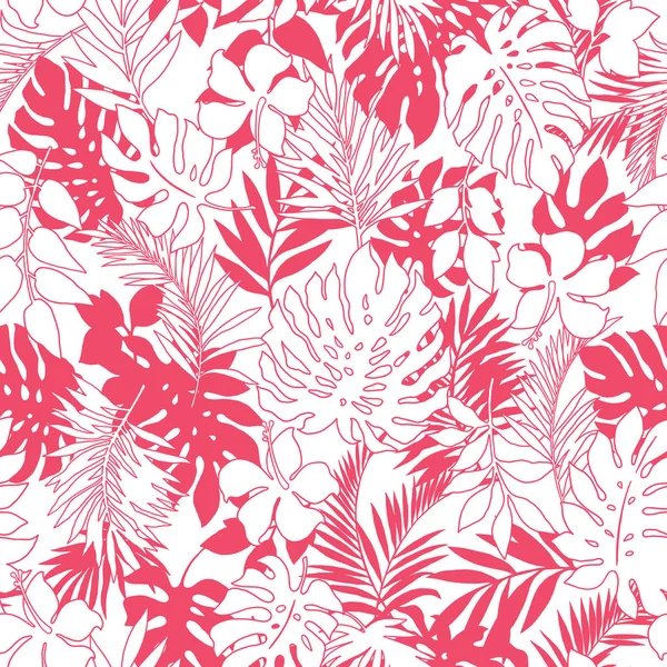 tropikal bitki deseni, bir tropikal bitki tasarlanmış, bu resmi sorunsuz,