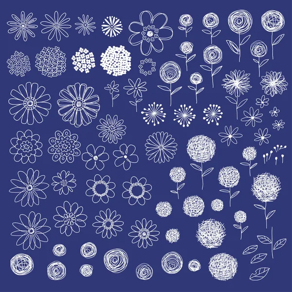 Soyut çiçek illüstrasyon. Soyut bir çiçek tasarlanmış, vektörel çizimler içinde çalıştı