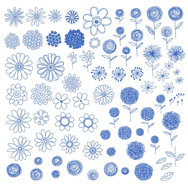 Soyut çiçek illüstrasyon. Soyut bir çiçek tasarlanmış, vektörel çizimler içinde çalıştı