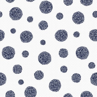 Desen nokta, çarpık bir daire bir desen yaptı,