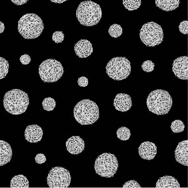 Desen nokta, çarpık bir daire bir desen yaptı,