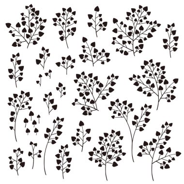 Yaprak çizim nesnesi. Bu basit ve bir yaprak ifade