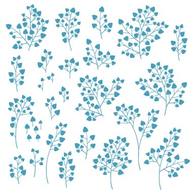 Yaprak çizim nesnesi. Bu basit ve bir yaprak ifade