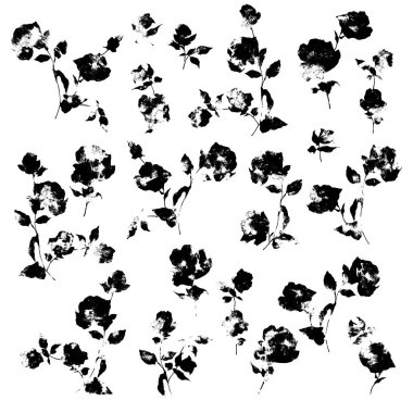 Çiçek Çizim malzeme, tasarladığım bir çiçek, vektörel çizimler içinde çalıştı,