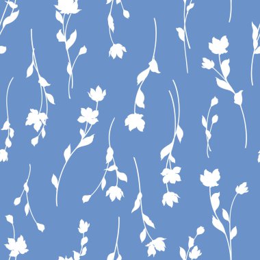 Çiçek illüstrasyon deseni, bir çiçek tasarlanmış, sorunsuz bir şekilde devam etmek,