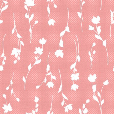 Çiçek illüstrasyon deseni, bir çiçek tasarlanmış, sorunsuz bir şekilde devam etmek,