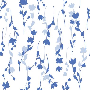 Çiçek illüstrasyon deseni, bir çiçek tasarlanmış, sorunsuz bir şekilde devam etmek,