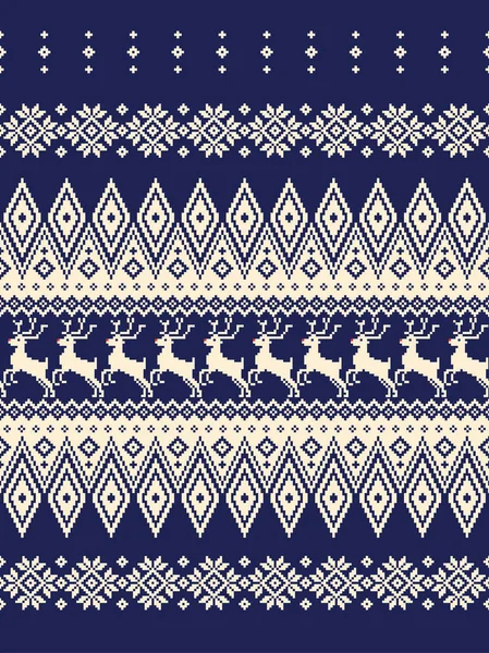 Nordic Pattern Illustration Designed Traditional Nordic Pattern — Stock Vector