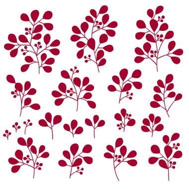 Yaprak çizim nesnesi. Bu basit ve bir yaprak ifade,