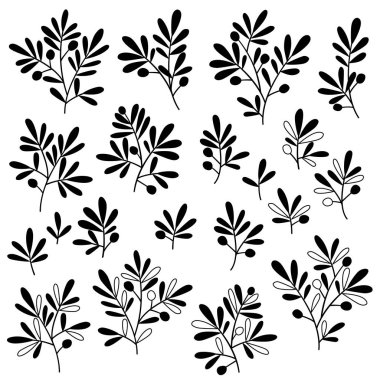 Yaprak çizim nesnesi. Bu basit ve bir yaprak ifade,