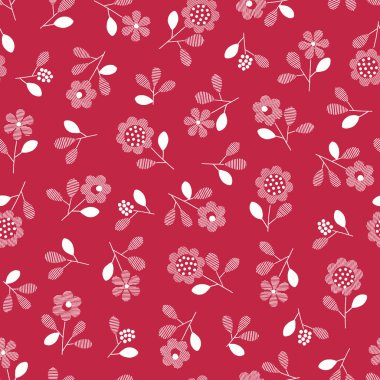 Soyut çiçek deseni. Soyut bir çiçek tasarlanmış, bu resim tekrar tekrar sorunsuz devam ediyor,