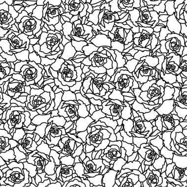 Soyut çiçek deseni. Soyut bir çiçek tasarlanmış, bu resim tekrar tekrar sorunsuz devam ediyor,