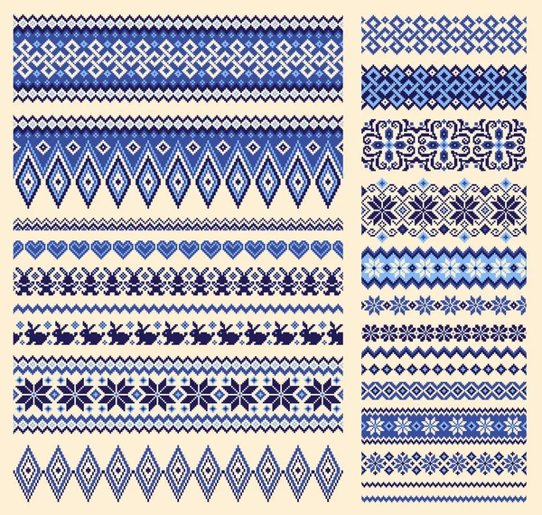 Part Nordic Events Pattern Have Pattern Put Together — Stock Vector