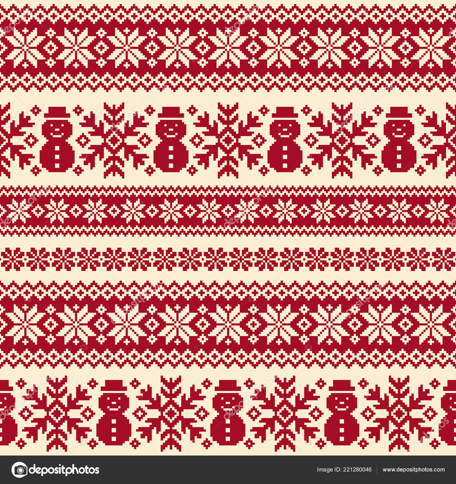 Nordic Pattern Illustration Designed Traditional Nordic Pattern — Stock