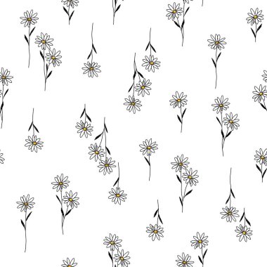 Soyut çiçek deseni. Soyut bir çiçek tasarlanmış,