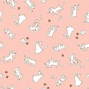 Köpek illüstrasyon desen, bir güzel dogi, sorunsuz bir şekilde devam çizim yaptı 