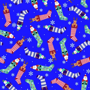 Noel mevcut desen, bir örnek sunmak bir Noel çorap yaptı, sorunsuz bir şekilde devam etmek,