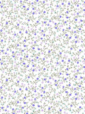 Desen küçük çiçek çiçek desenle yaptım, sorunsuz bir şekilde devam etmek,