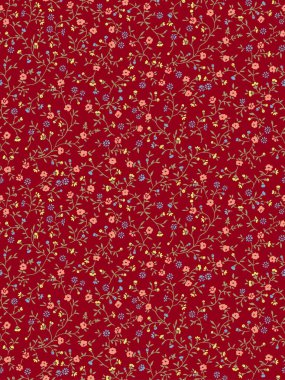 Desen küçük çiçek çiçek desenle yaptım, sorunsuz bir şekilde devam etmek,