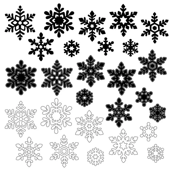 Pretty Snowy Crystal Made Background Snowy Crystal — Stock Vector