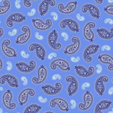 Paisley illüstrasyon patternpaisley tasarım deseni
