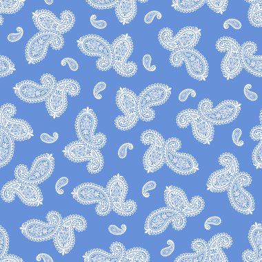 Paisley illüstrasyon patternpaisley tasarım deseni