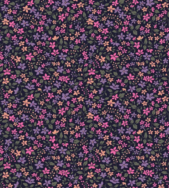 Modèle Petite Fleur Fait Modèle Avec Une Petite Fleur — Image vectorielle