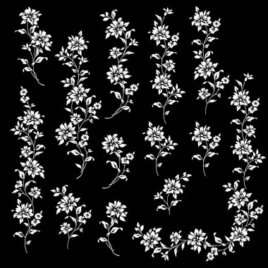 Çiçek çizim malzeme, tasarladığım bir çiçek,