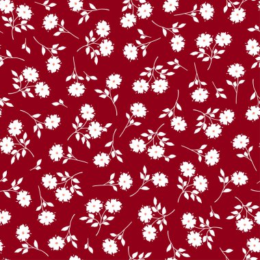 Desen küçük çiçek çiçek desenle yaptım, sorunsuz bir şekilde devam etmek,