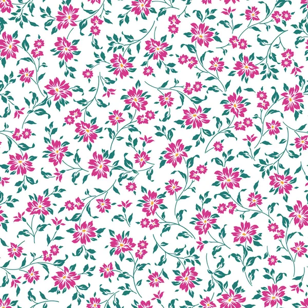 Pattern of the small flower,I made a pattern with a small flower,I continue seamlessly,