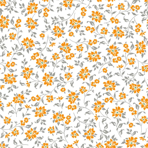 Pattern of the small flower,I made a pattern with a small flower,I continue seamlessly,